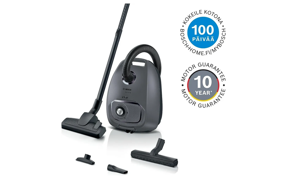 Bosch Serie 4 pölynimuri, BGL41GR3H, harmaa