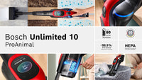Bosch Unlimited 10 ProAnimal varsi-imuri, BCS1041PET, punainen