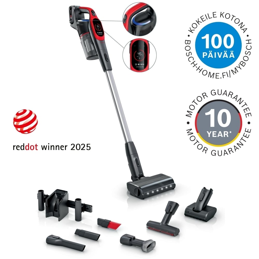 Bosch Unlimited 9 ProAnimal varsi-imuri, BBS931PET, punainen