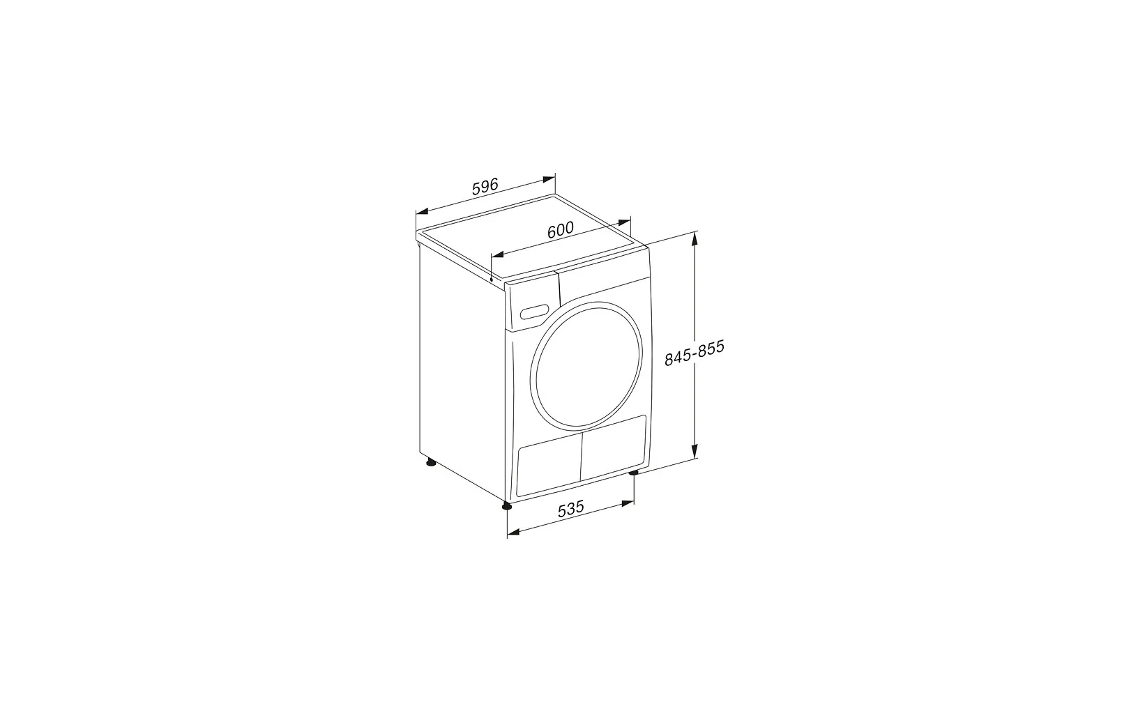 Miele TSC 643 WP EcoSpeed kuivausrumpu