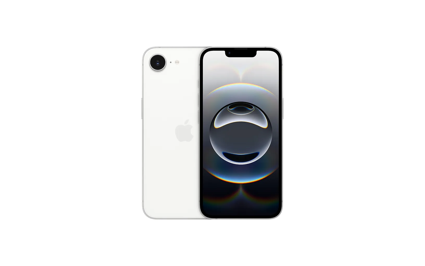 Apple iPhone 16e 128 GB telefon, vit (MD1R4)