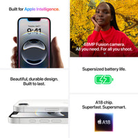 Apple iPhone 16e 512 Gt -puhelin, valkoinen (MD274)