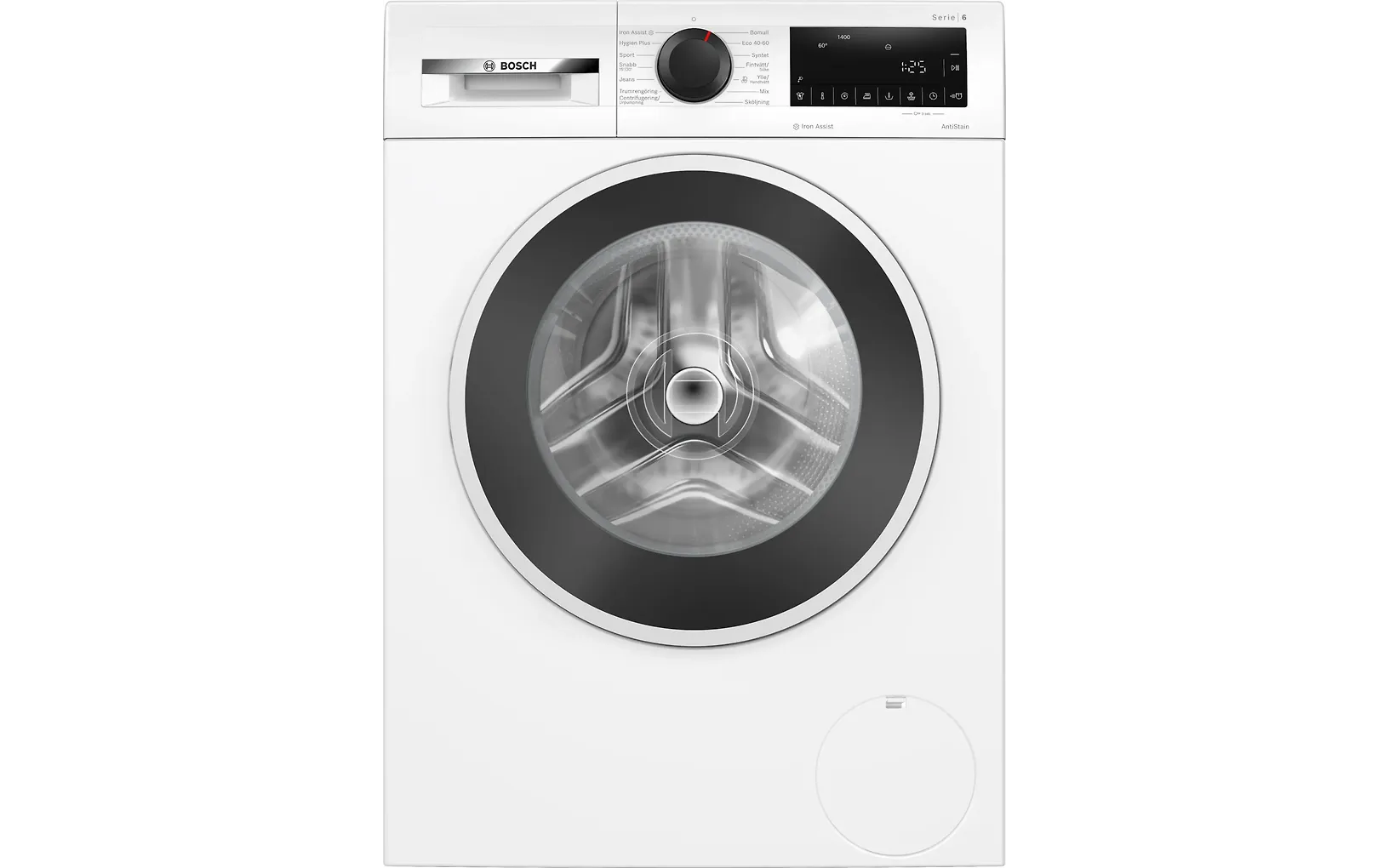 Bosch WGG244ZISN Serie 6 tvättmaskin, vit