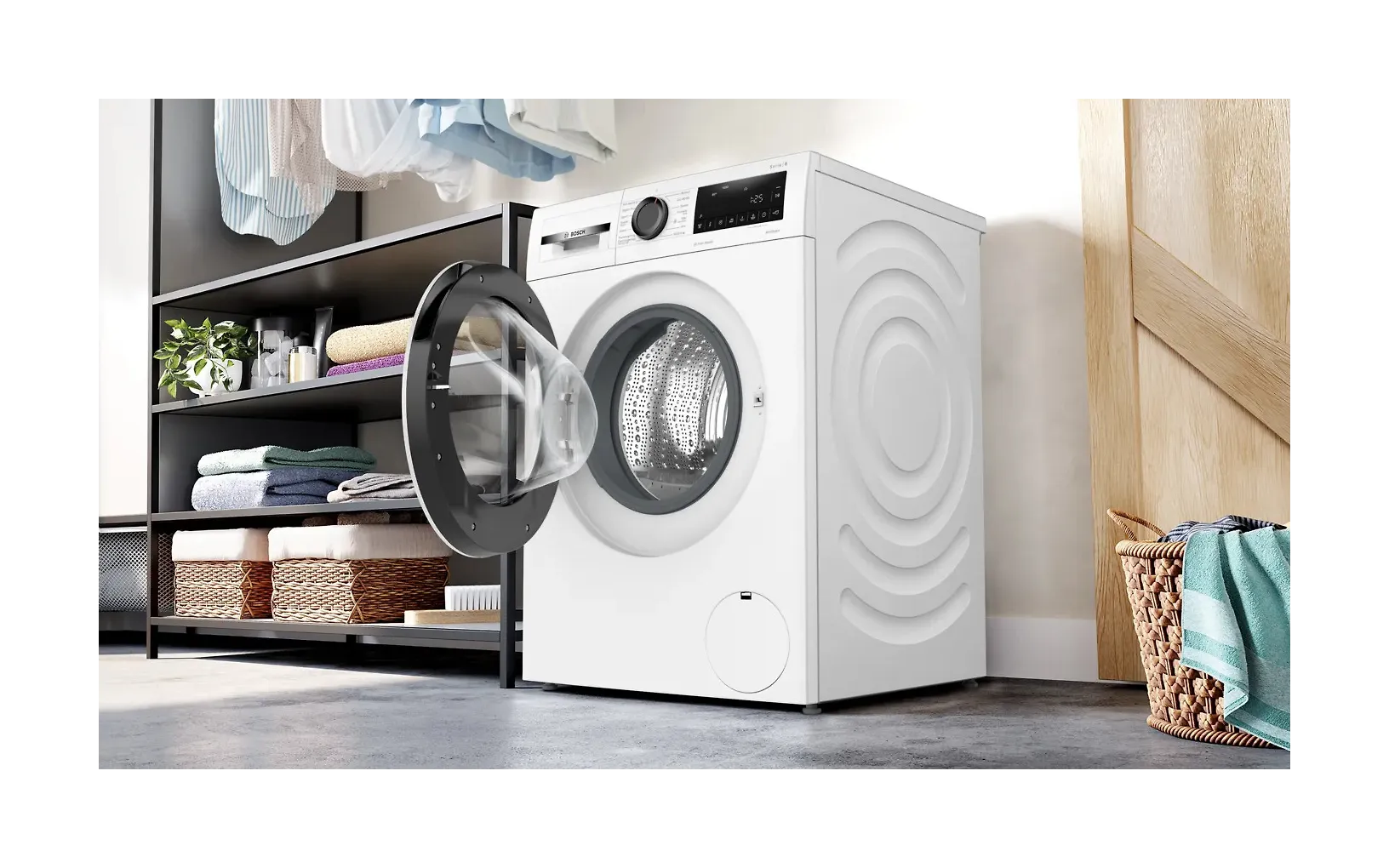 Bosch WGG244ZISN Serie 6 tvättmaskin, vit