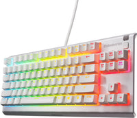 SteelSeries Apex 3 TKL pelinäppäimistö, valkoinen