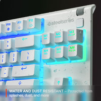 SteelSeries Apex 3 TKL pelinäppäimistö, valkoinen – kuva 4