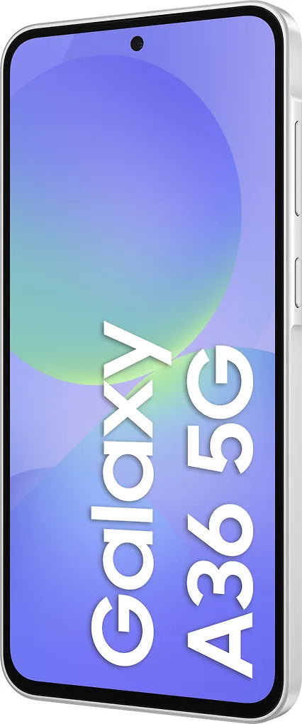 Samsung Galaxy A36 5G puhelin, 128/6 Gt, valkoinen