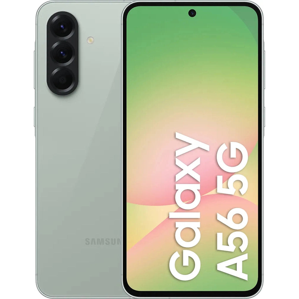 Samsung Galaxy A56 5G puhelin, 128/8 Gt, oliivinvihreä - E-store.fi