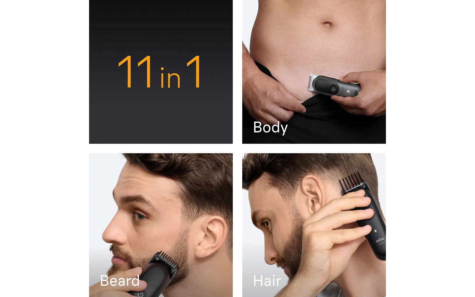 Braun All-in-One Series 5 multifunktionstrimmer, AIO5560, grå