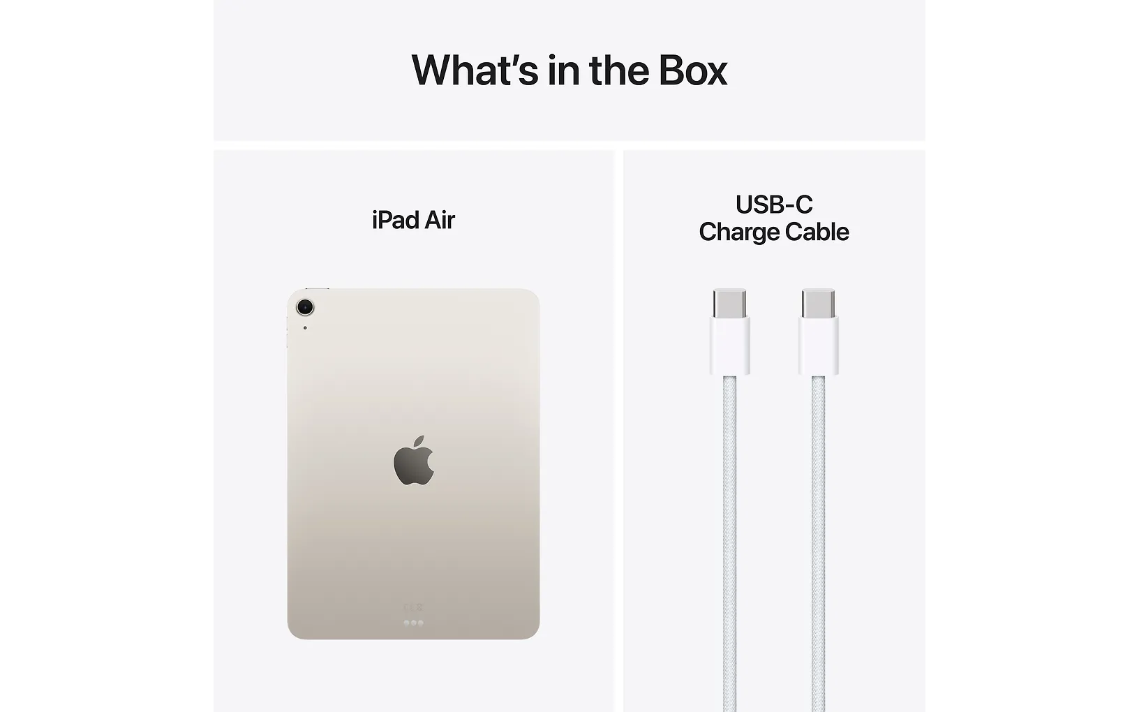 Apple iPad Air 11" M3 128 Gt WiFi 2025, tähtivalkea (MC9Y4)