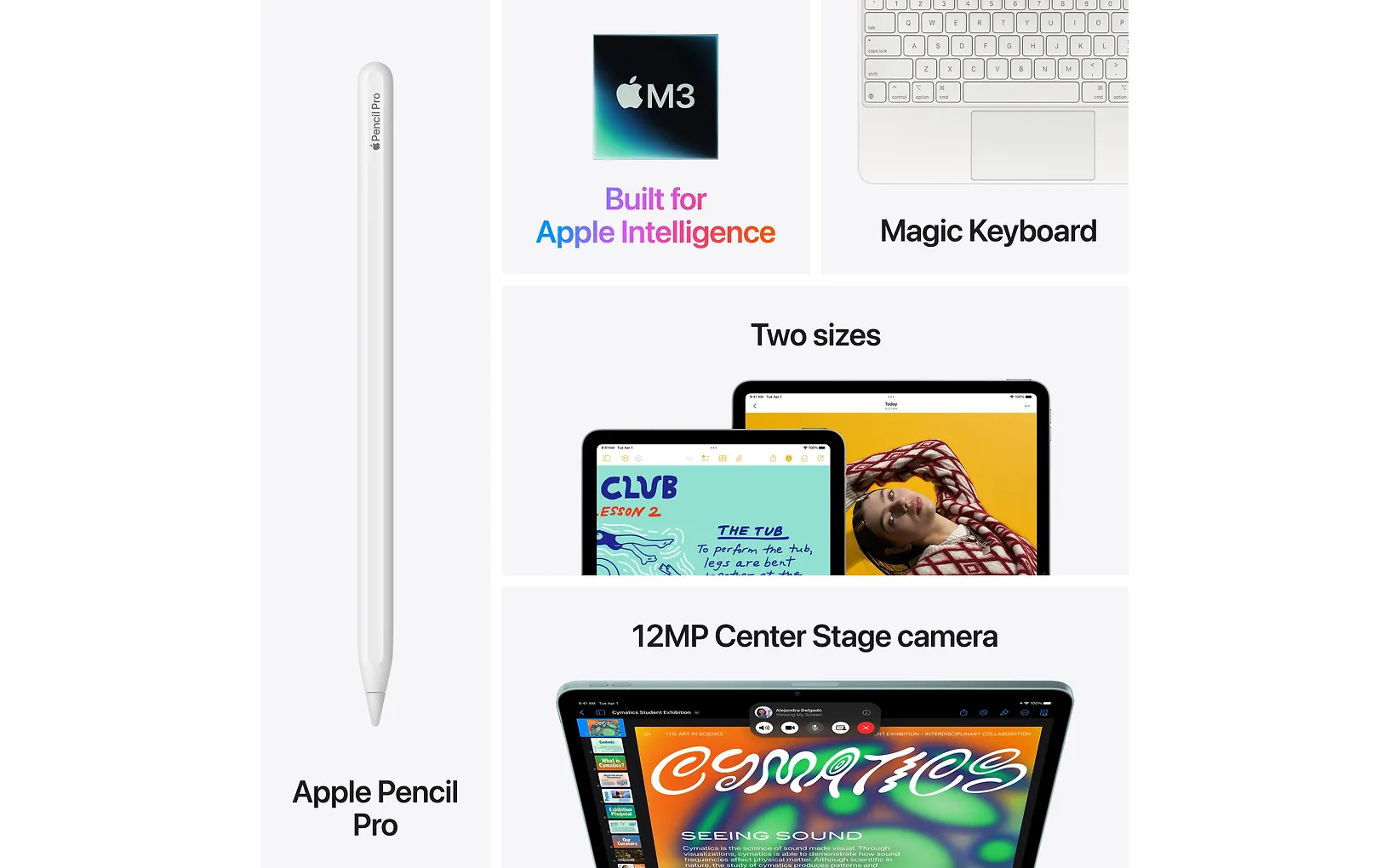 Apple iPad Air 13" M3 128 GB WiFi + 5G 2025, stjärngrå (MCJ14