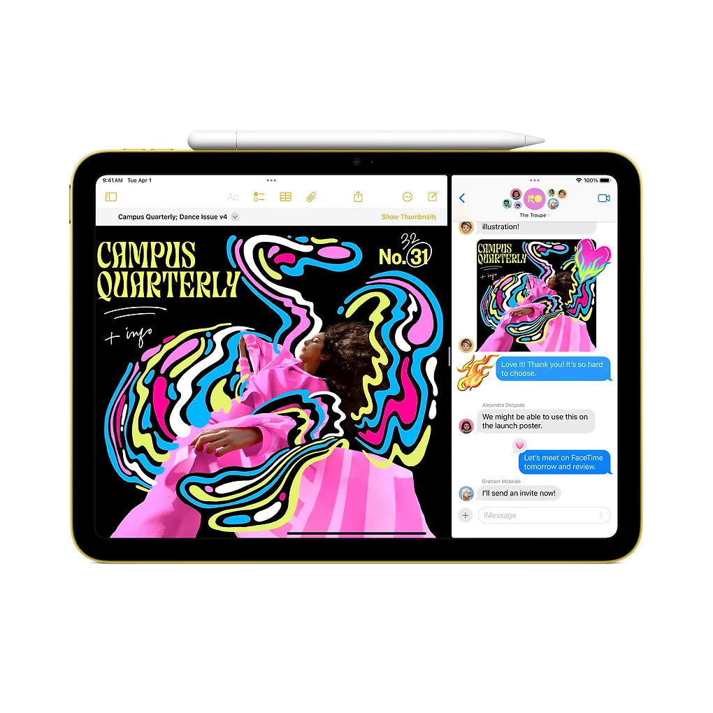 Apple iPad 11" 128 Gt WiFi 2025 -tabletti, hopea (MD3Y4)