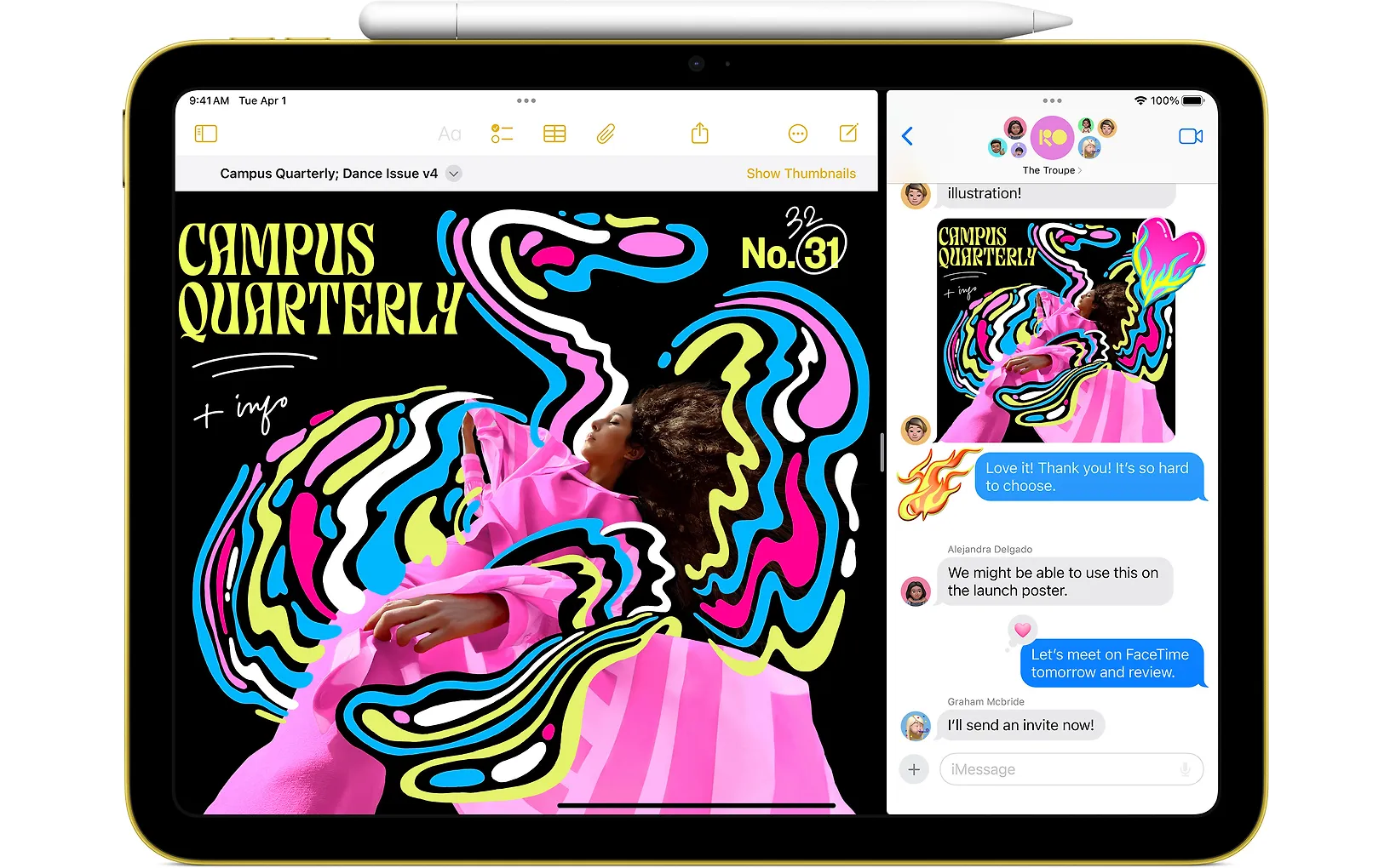 Apple iPad 11" 128 GB WiFi 2025 -surfplatta, blå (MD4A4)