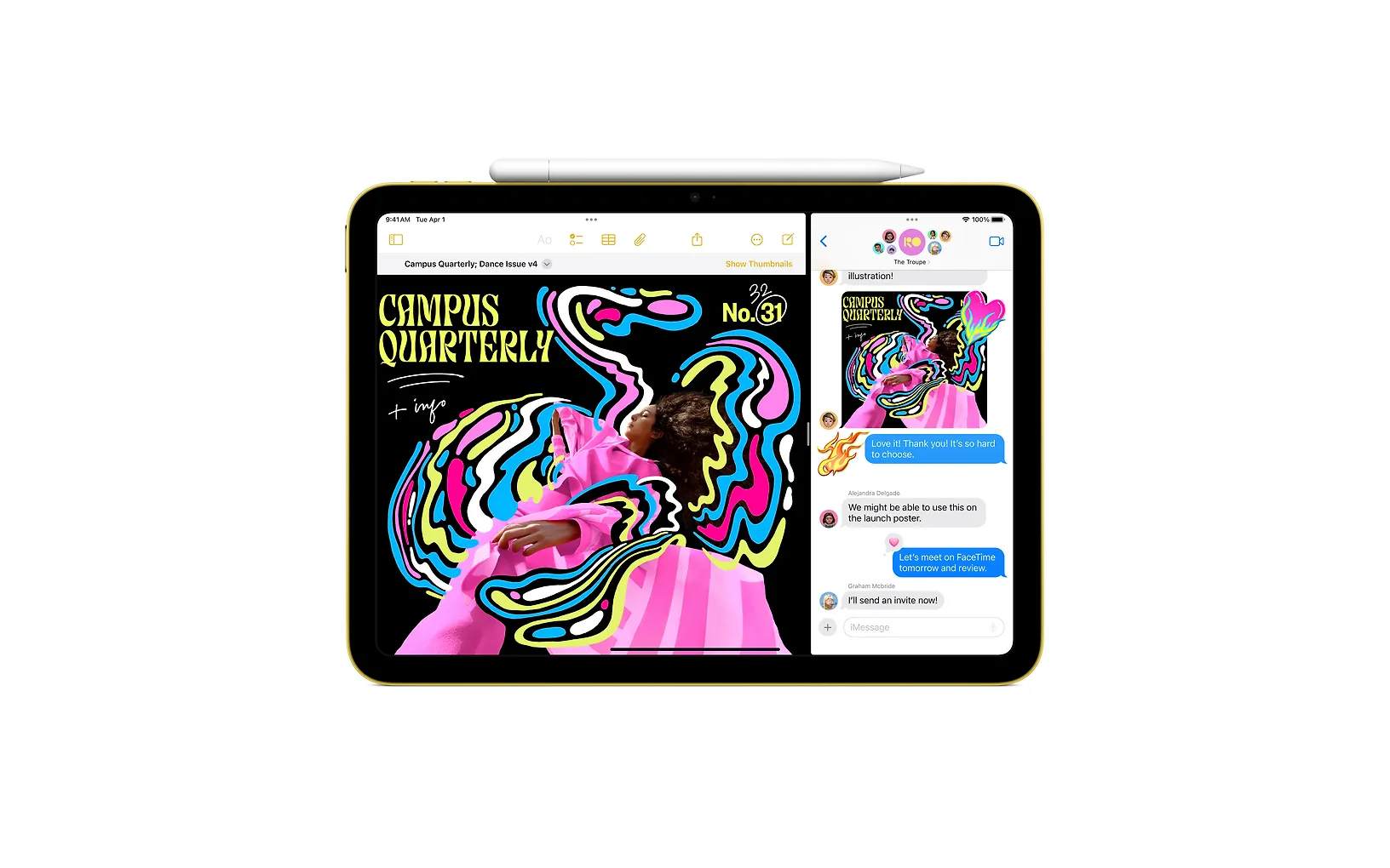 Apple iPad 11" 256 GB WiFi 2025 surfplatta, rosa (MD4P4)