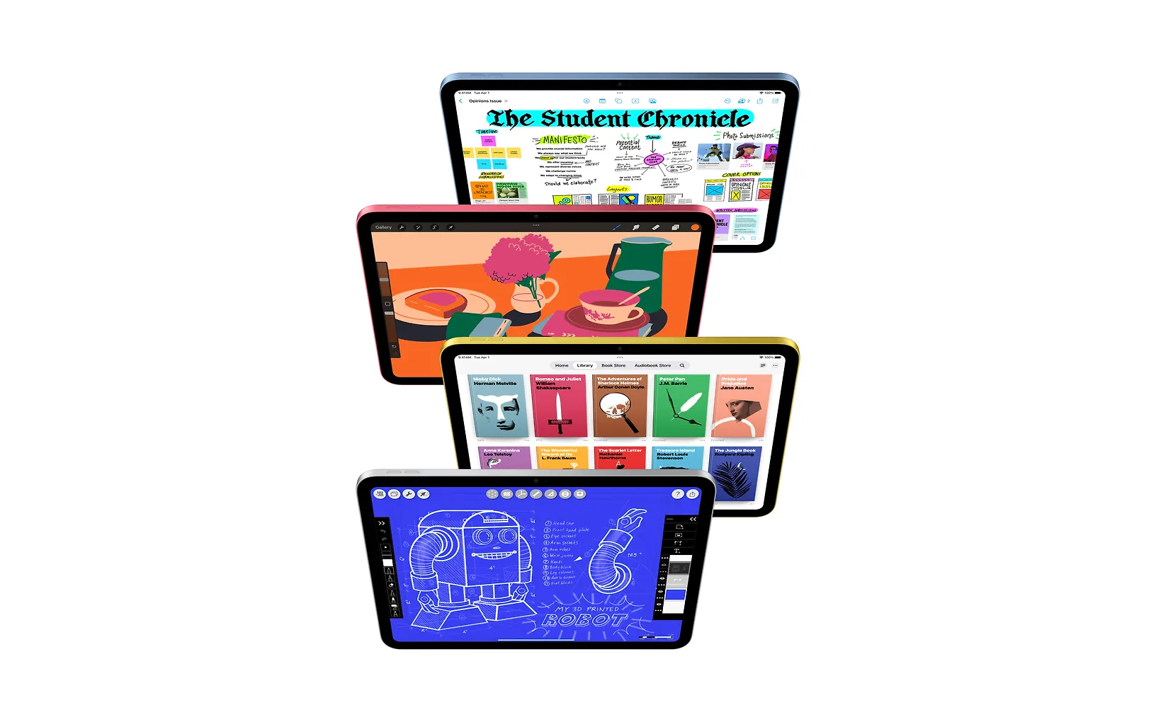 Apple iPad 11" 256 Gt WiFi + 5G 2025 -tabletti, hopea (MD7K4)