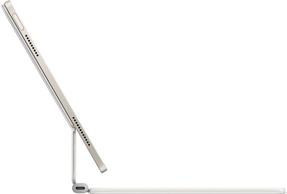 Apple Magic Keyboard 11" iPad Airille (M4) näppäimistö ja suoja, valkoinen (MDFV4) – kuva 3