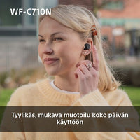 Sony WF-C710N vastamelunappikuulokkeet, musta – kuva 6