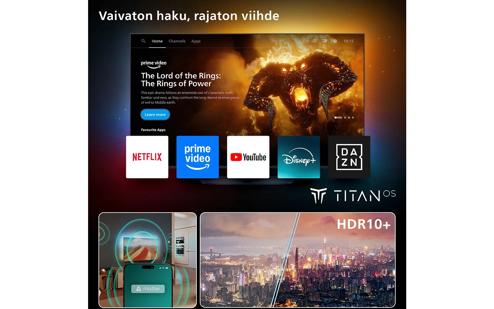 Philips 55" PUS8000 – 4K LED Ambilight-TV