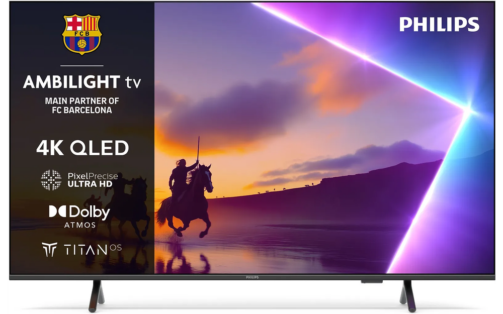 Philips 50" PUS8550 – 4K QLED Ambilight TV