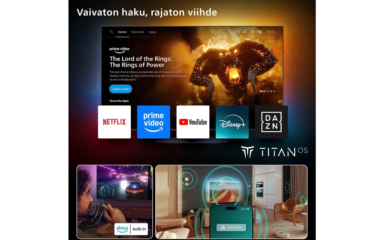 Philips The One 65" PUS9000 – 4K QLED Ambilight TV