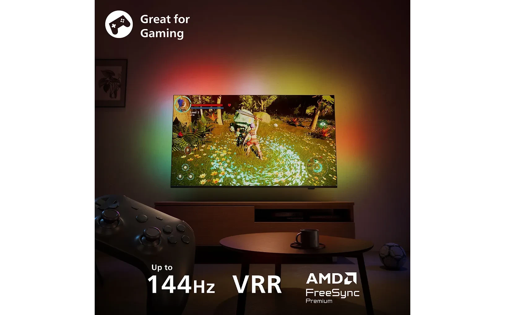 Philips The One 65" PUS9000 – 4K QLED Ambilight TV
