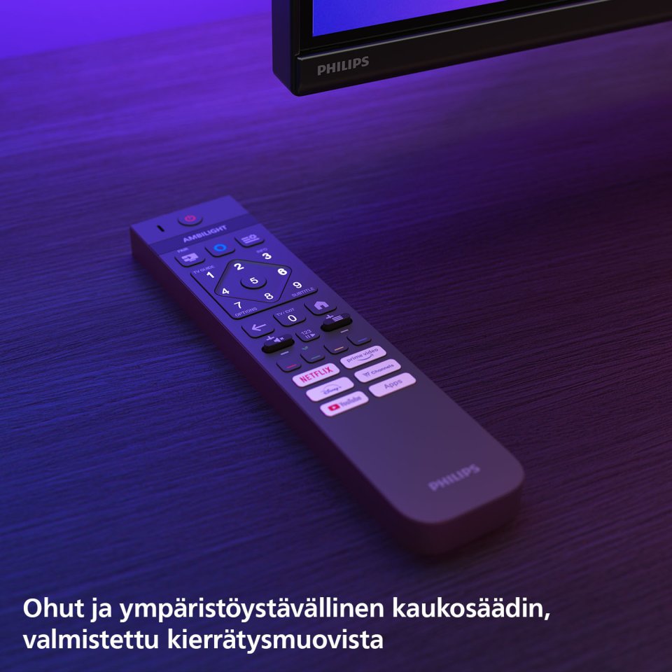 Philips 55" MLED910 – 4K QD Mini-LED Ambilight TV