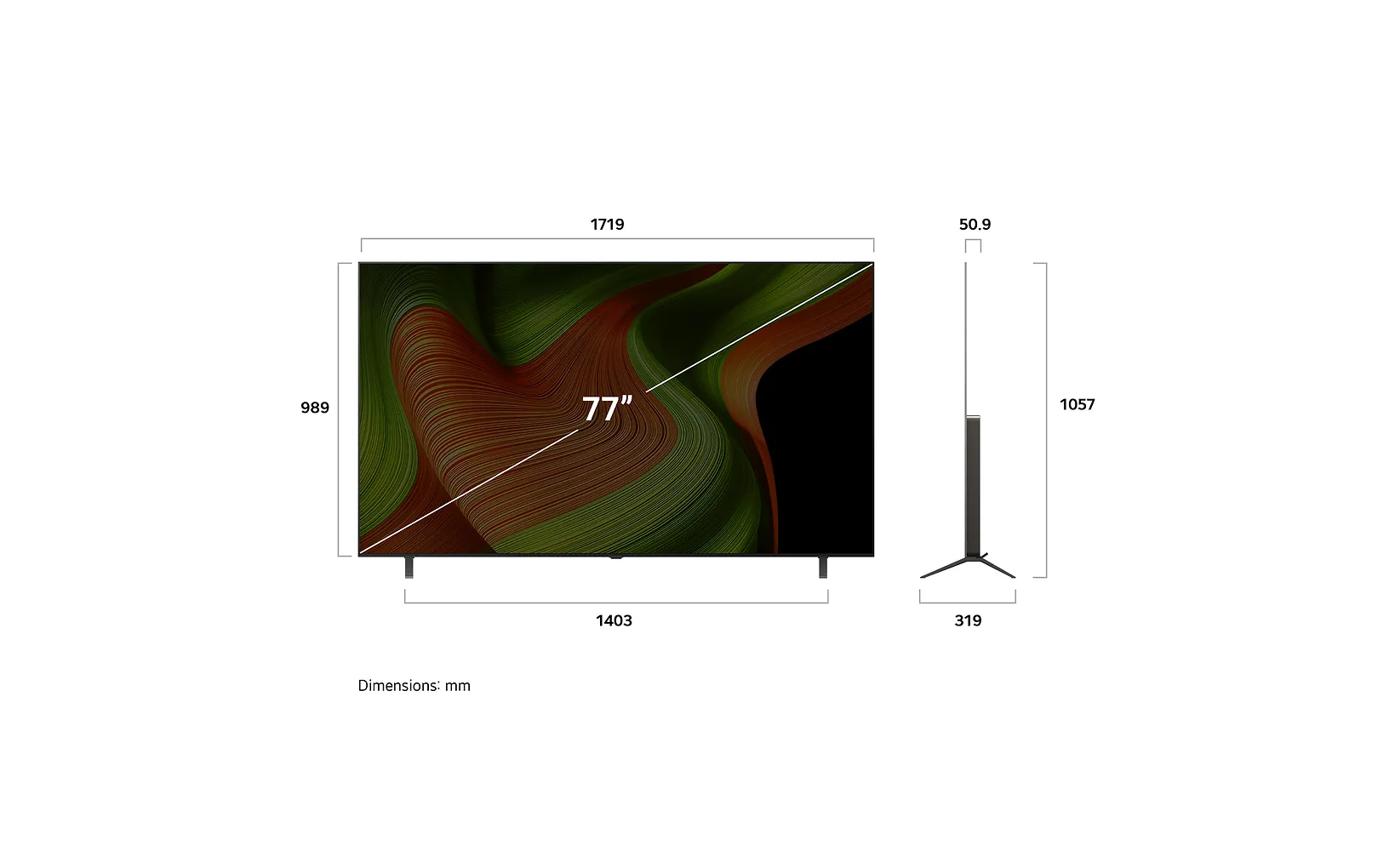 LG 77" OLED B5 – 4K TV