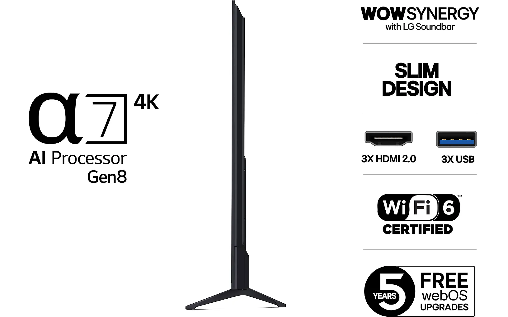 LG 75" UA75 – 4K LED TV