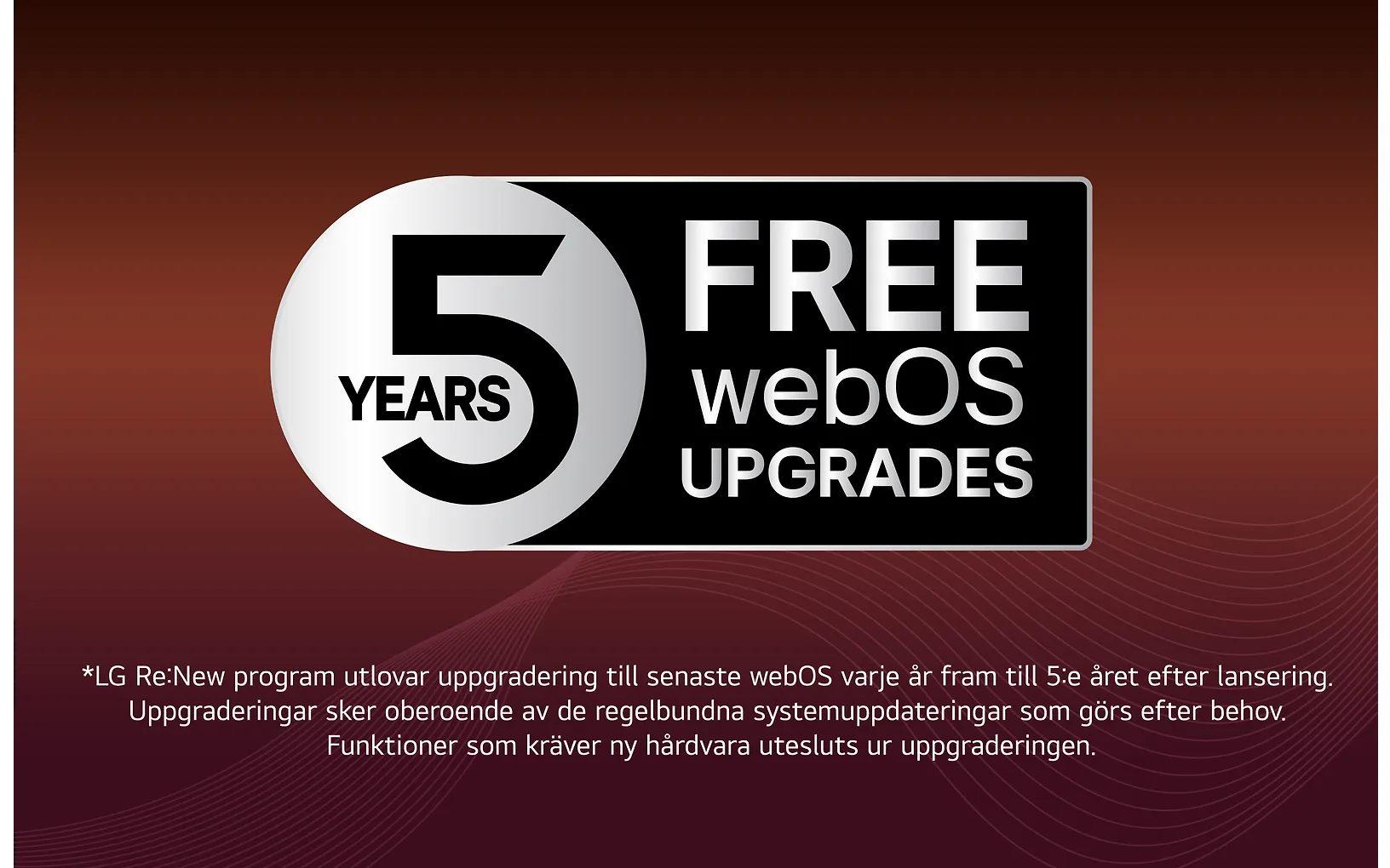 LG 83" OLED evo G5 – 4K-TV med väggfäste