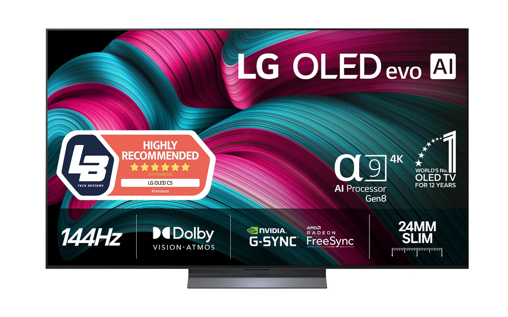 LG 77" OLED evo C5 – 4K TV