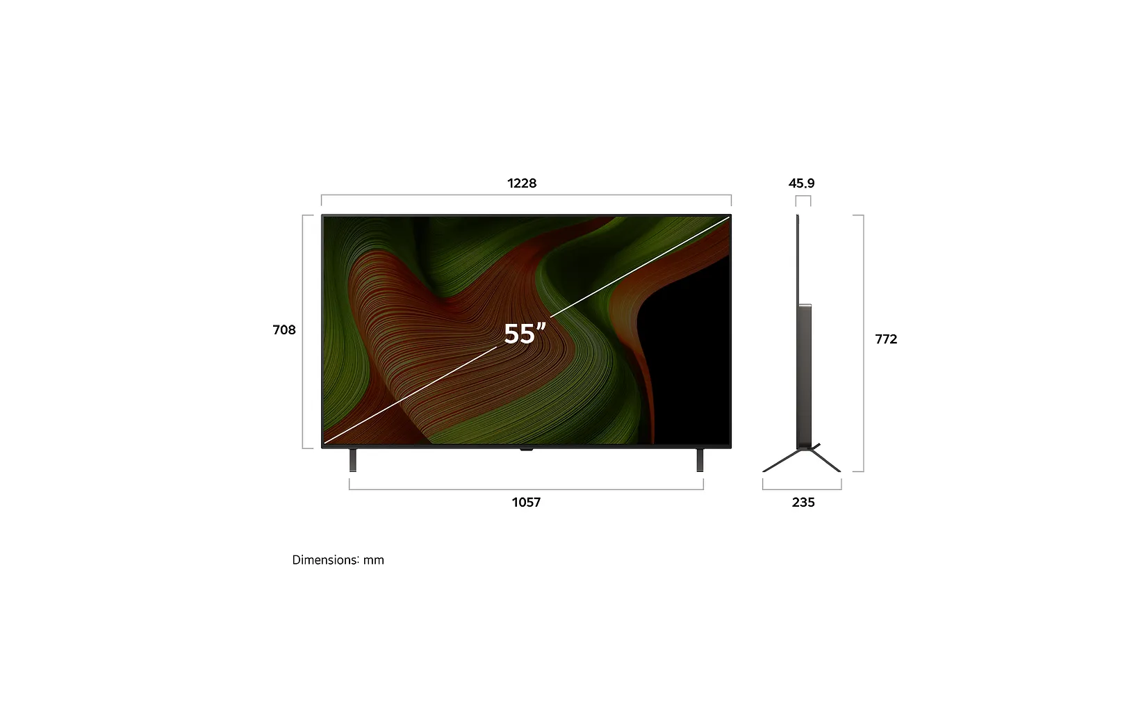 LG 55" OLED B5 – 4K TV