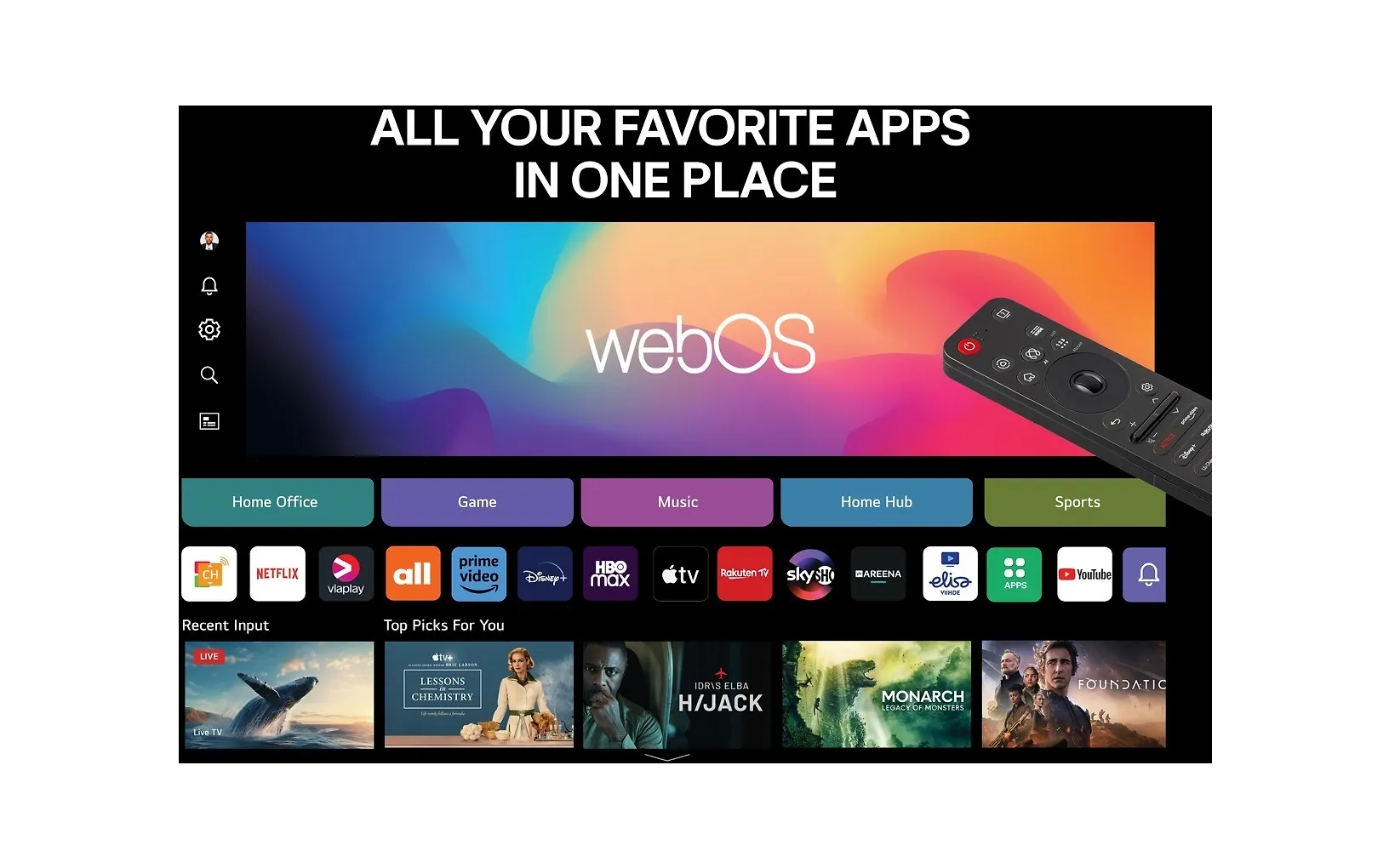 LG 55" UA73 – 4K LED TV