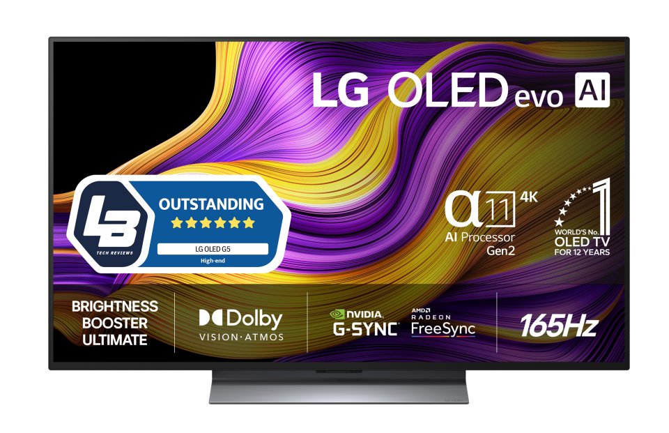 LG 48" OLED evo G5 – 4K TV jalustalla