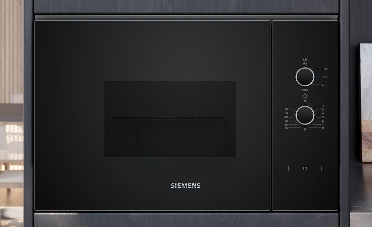 Siemens iQ300 (BF520LMA1) mikroaaltouuni, musta – kuva 3