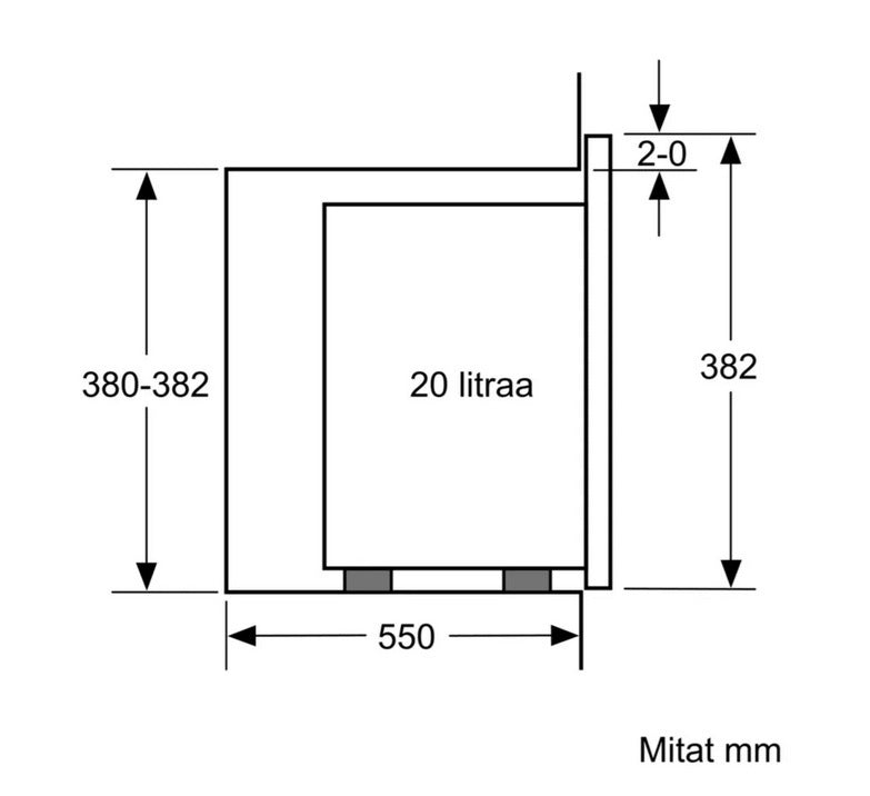 Siemens iQ300 (BF520LMA1) mikroaaltouuni, musta – kuva 7
