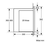 Siemens iQ300 (BF520LMA1) mikroaaltouuni, musta – kuva 6