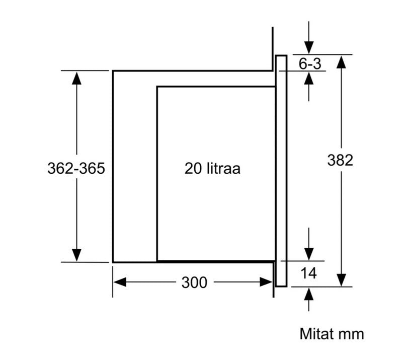 Siemens iQ300 (BF520LMA1) mikroaaltouuni, musta – kuva 6