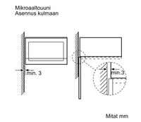 Siemens iQ300 (BF520LMA1) mikroaaltouuni, musta – kuva 8