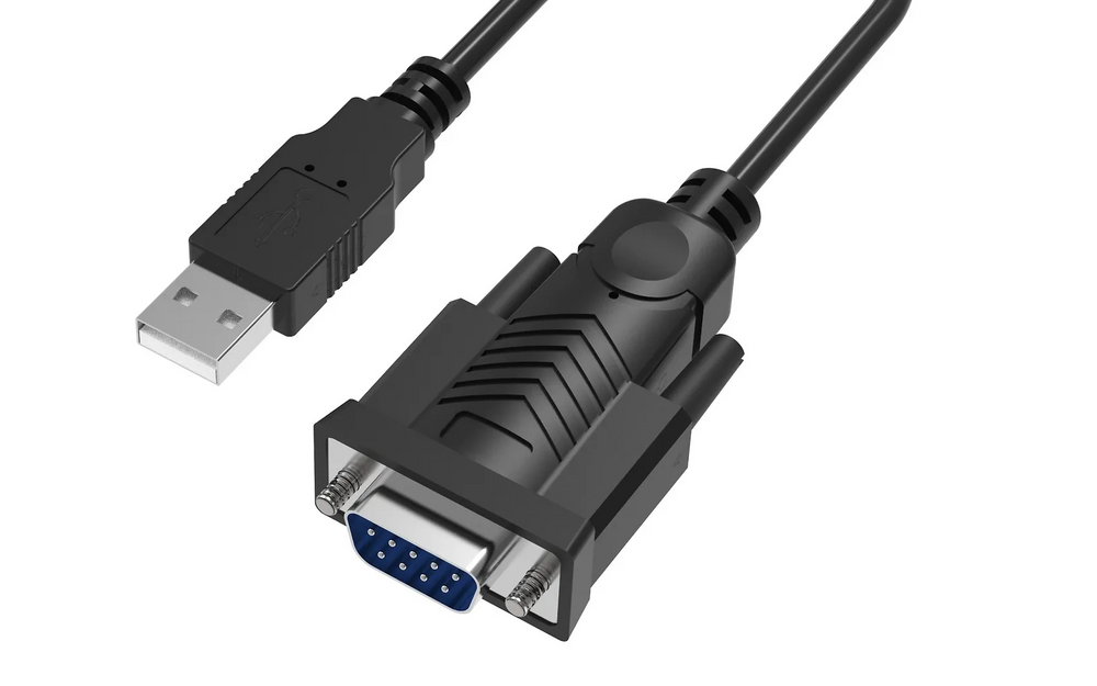 Fuj:tech USB-A - RS232 adapterkabel, 1,8 m