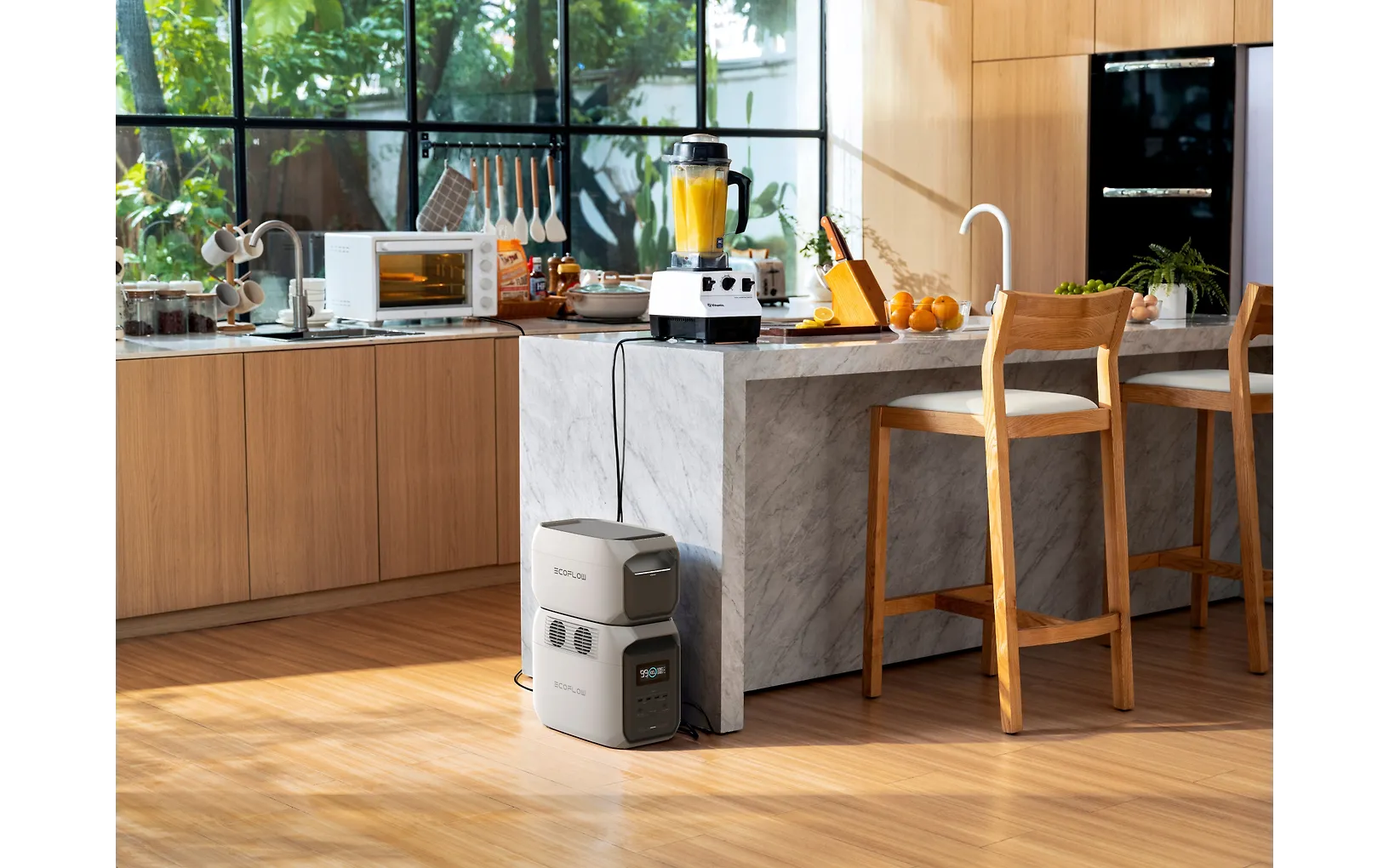 EcoFlow Delta 3 1500 bärbar kraftstation, 1536 Wh