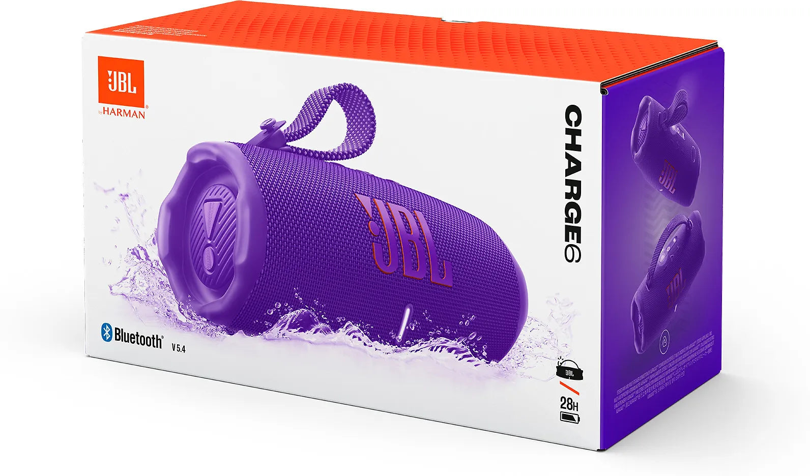 JBL Charge 6 Bluetooth-kaiutin, violetti