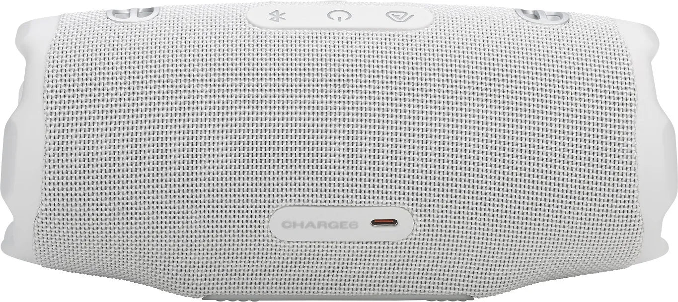 JBL Charge 6 Bluetooth-kaiutin, valkoinen