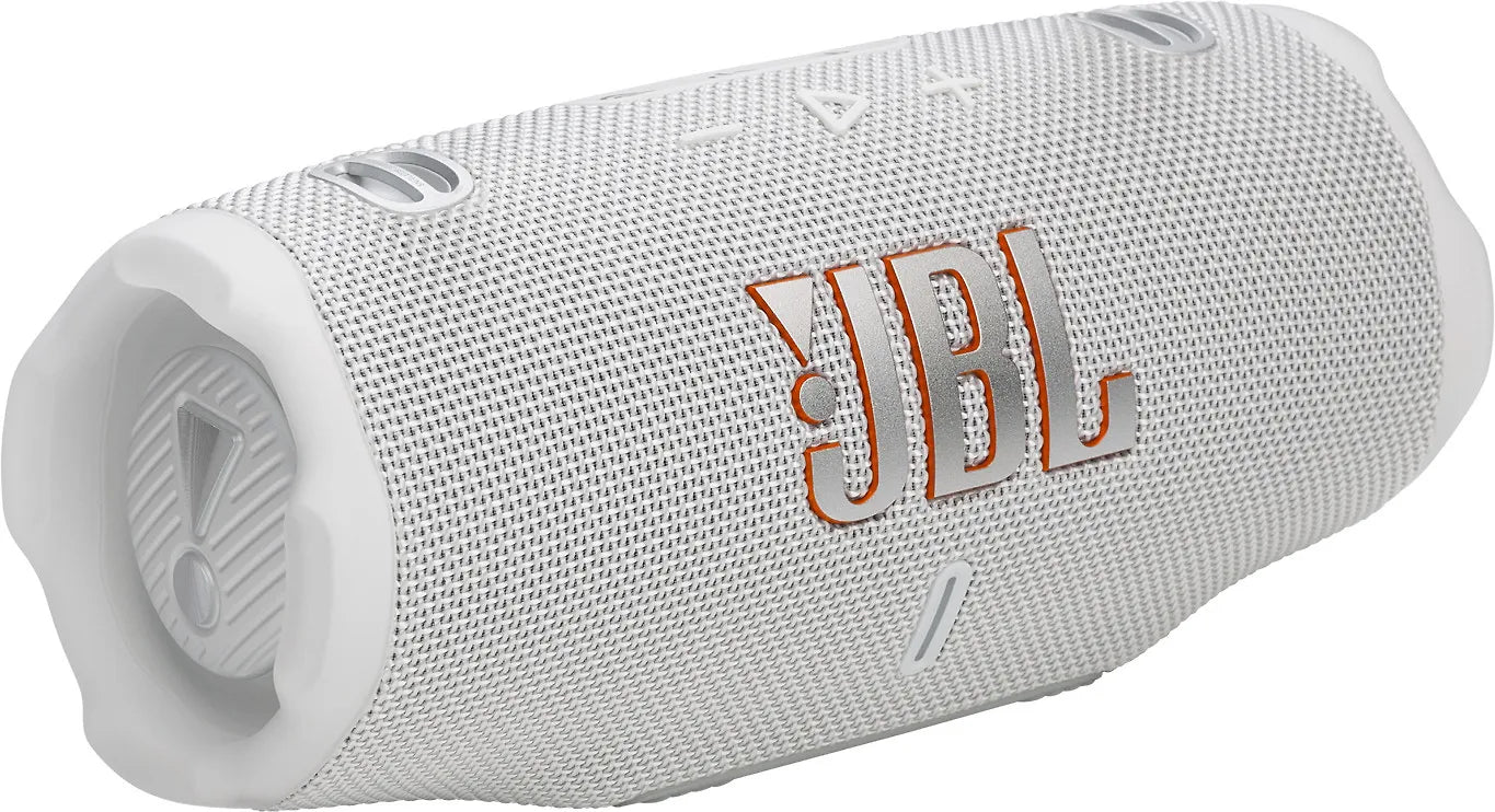 JBL Charge 6 Bluetooth-kaiutin, valkoinen