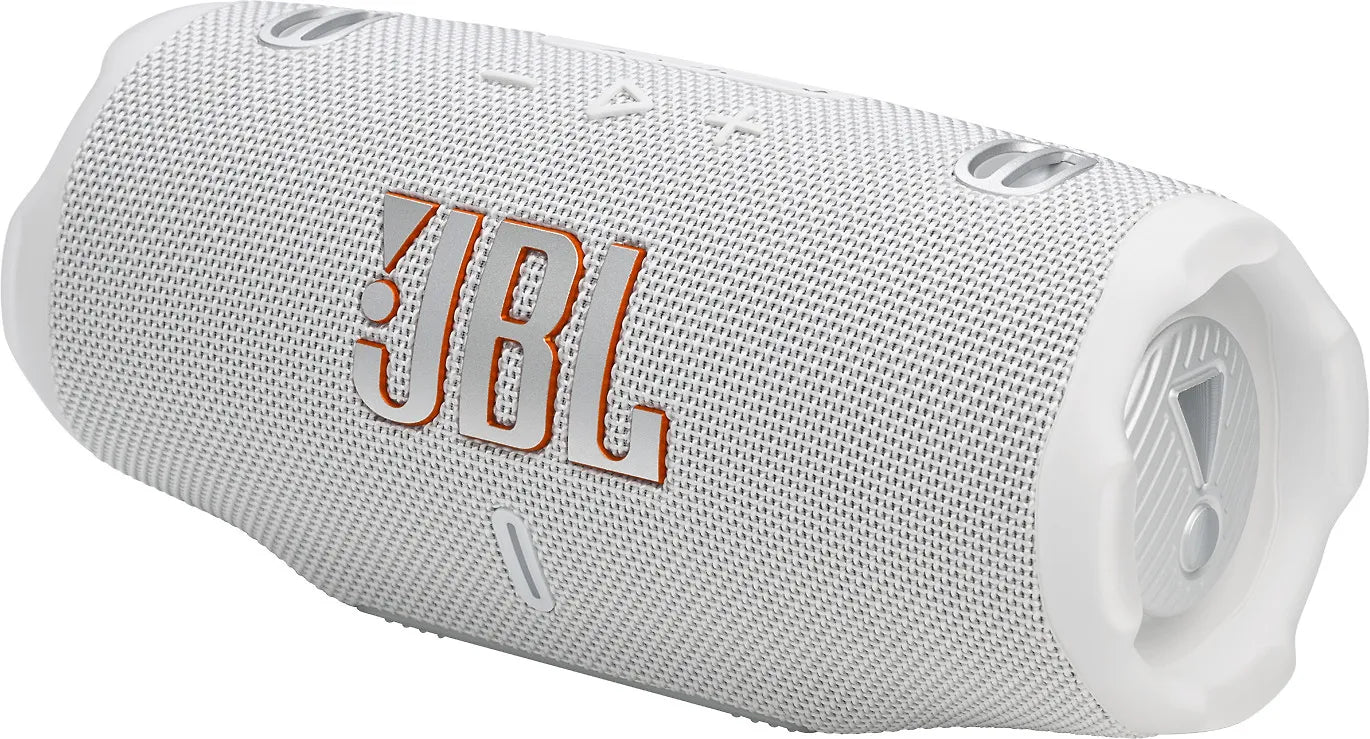 JBL Charge 6 Bluetooth-kaiutin, valkoinen