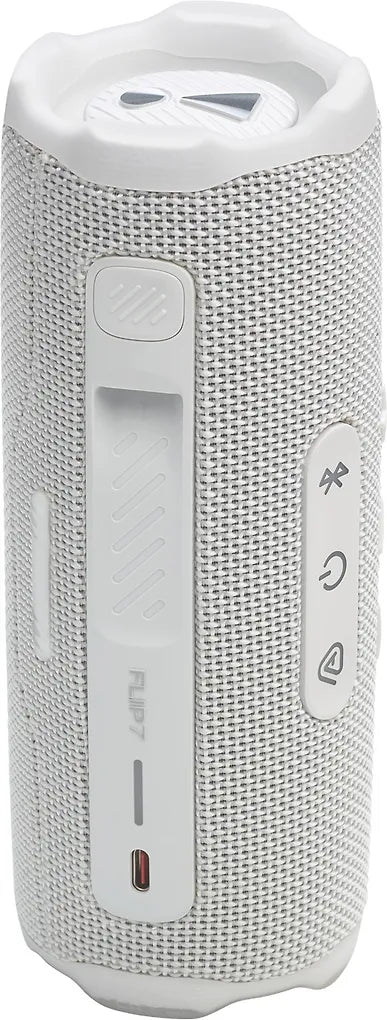 JBL Flip 7 Bluetooth-kaiutin, valkoinen