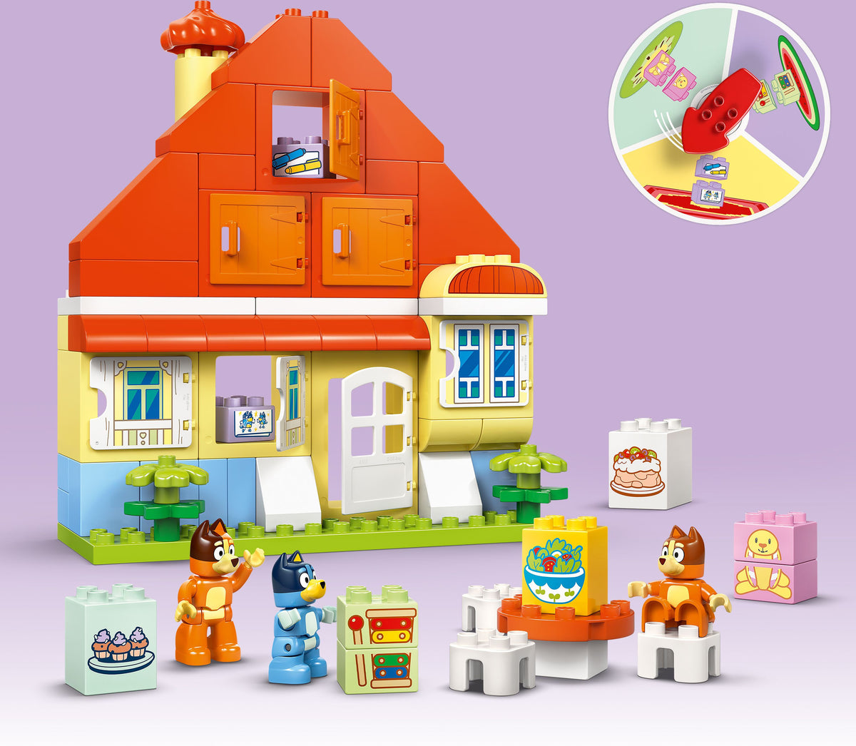LEGO DUPLO Bluey 10459 Blueyn perheen talo ja muistipeli – kuva 5