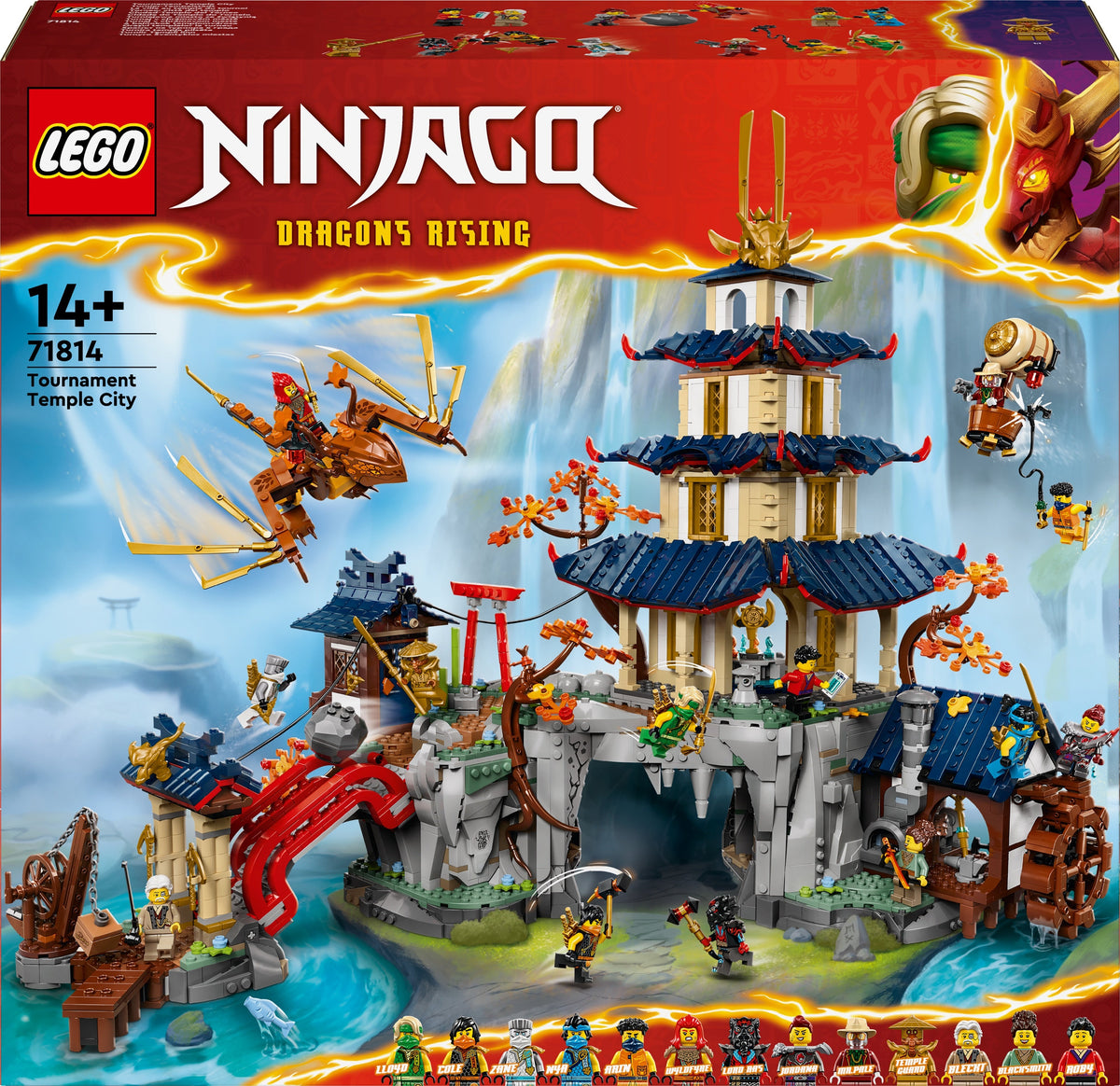 LEGO NINJAGO 71814 Turnajaiset temppelikaupungissa