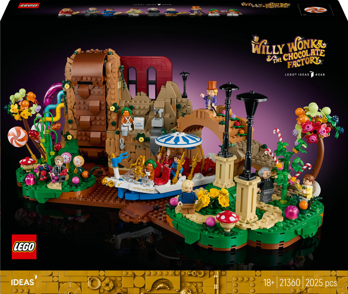 LEGO Ideas 21360 Villi Vonkka ja suklaatehdas
