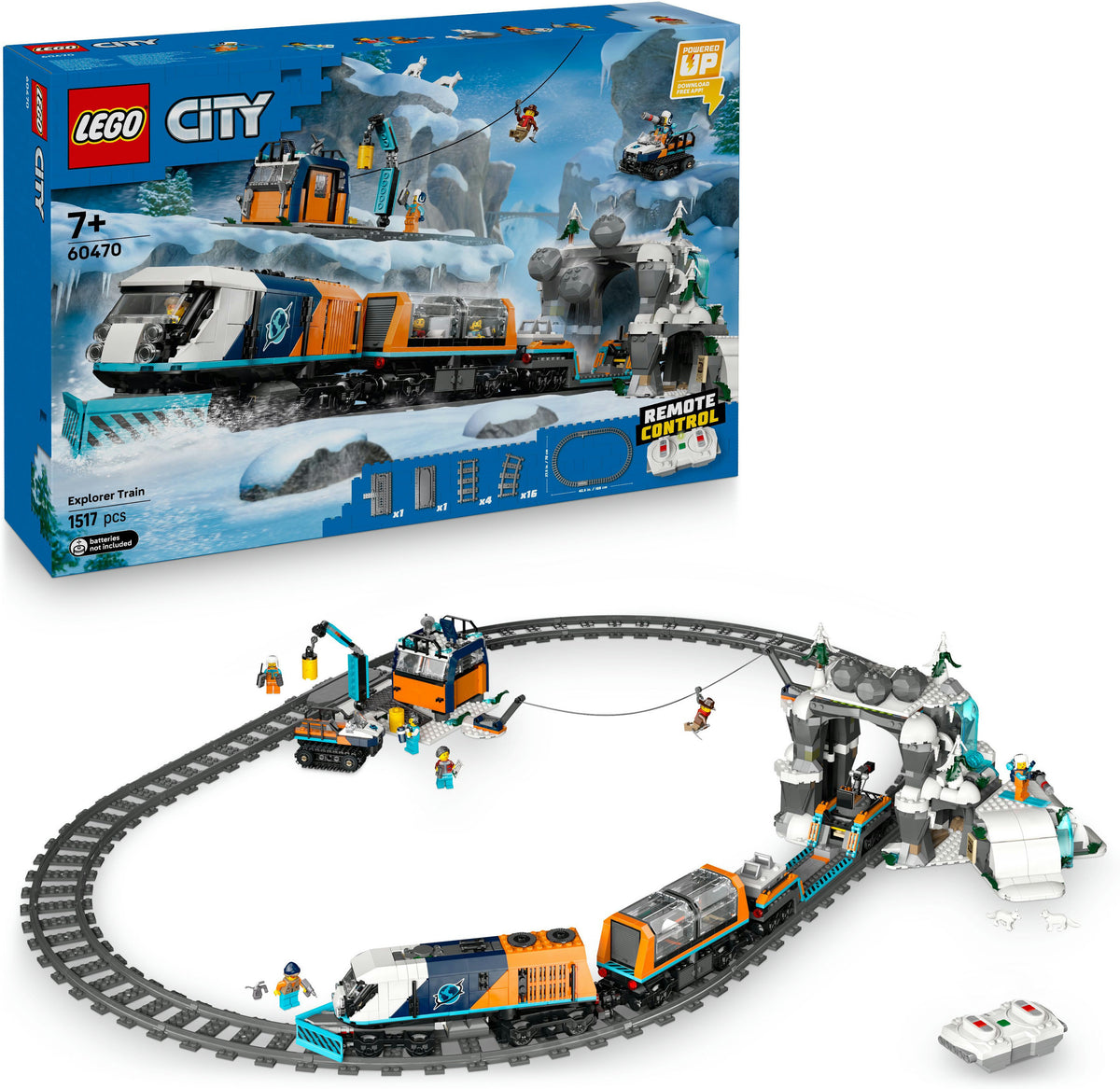 LEGO City 60470 Arktisten tutkimusretkeilijöiden pikajuna – kuva 2