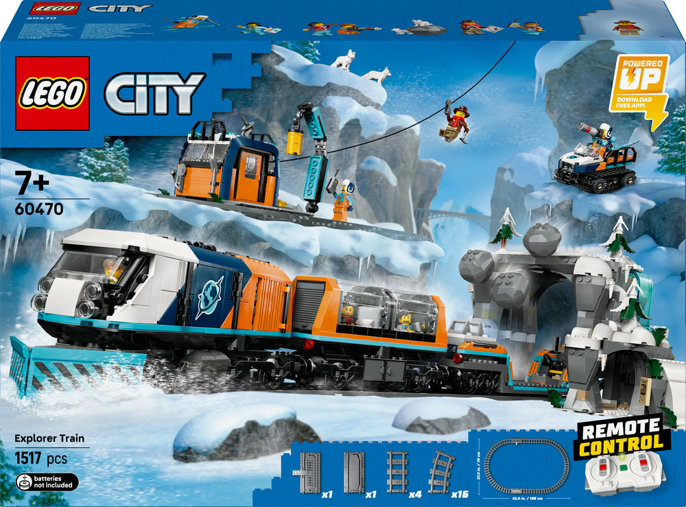 LEGO City 60470 Arktisten tutkimusretkeilijöiden pikajuna